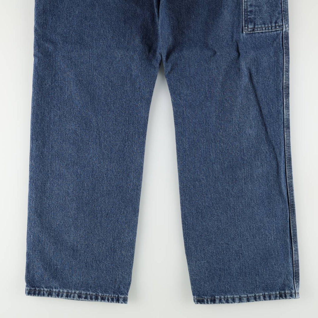 00'S Wrangler CARPENTER denim painter pants for men, equivalent to w36 cotton blue type Vintage Second Hand