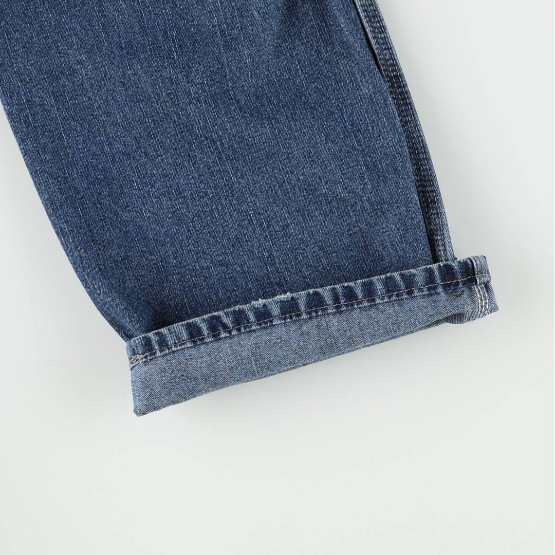00'S Wrangler CARPENTER denim painter pants for men, equivalent to w36 cotton blue type Vintage Second Hand