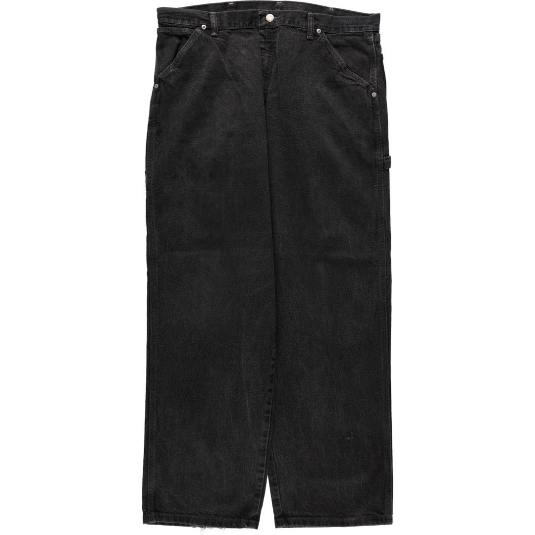 Wrangler Denim Painter Pants for Men, W37 equivalent cotton black type Vintage Second Hand