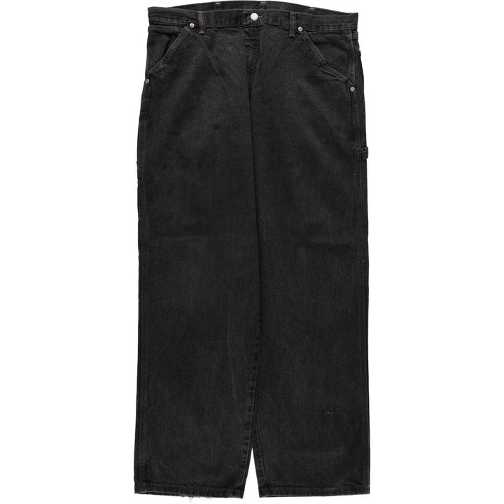 Wrangler Denim Painter Pants for Men, W37 equivalent cotton black type Vintage Second Hand