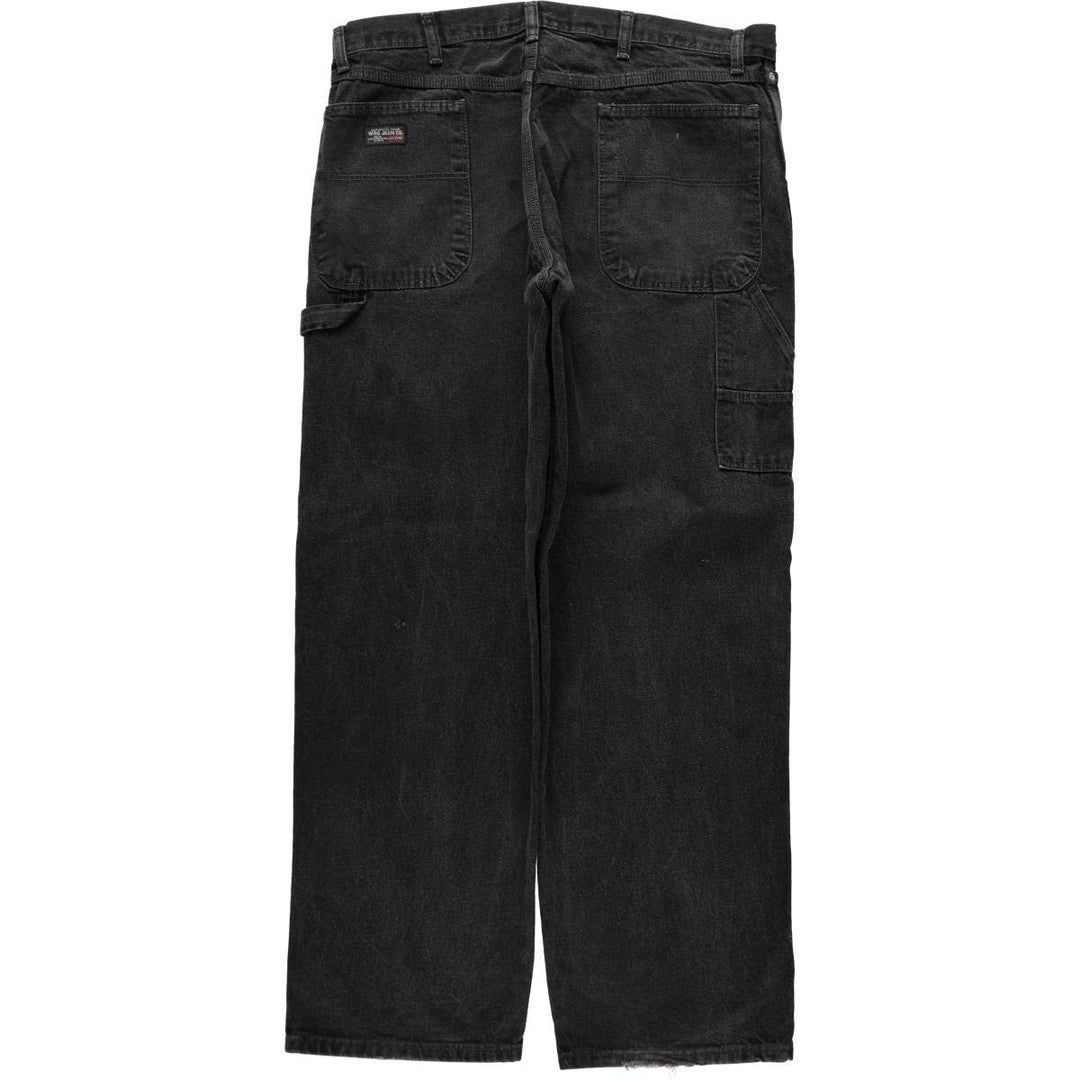 Wrangler Denim Painter Pants for Men, W37 equivalent cotton black type Vintage Second Hand