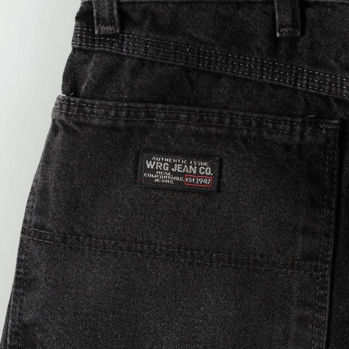 Wrangler Denim Painter Pants for Men, W37 equivalent cotton black type Vintage Second Hand