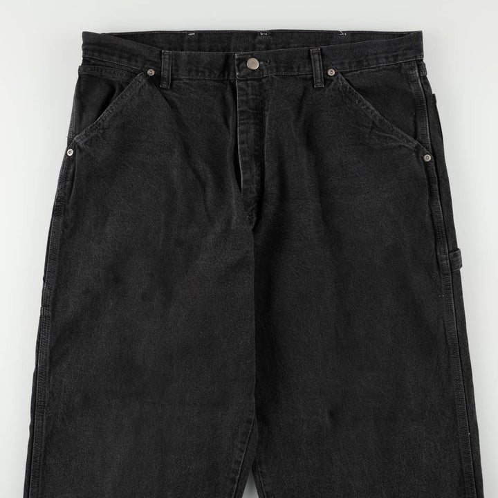 Wrangler Denim Painter Pants for Men, W37 equivalent cotton black type Vintage Second Hand
