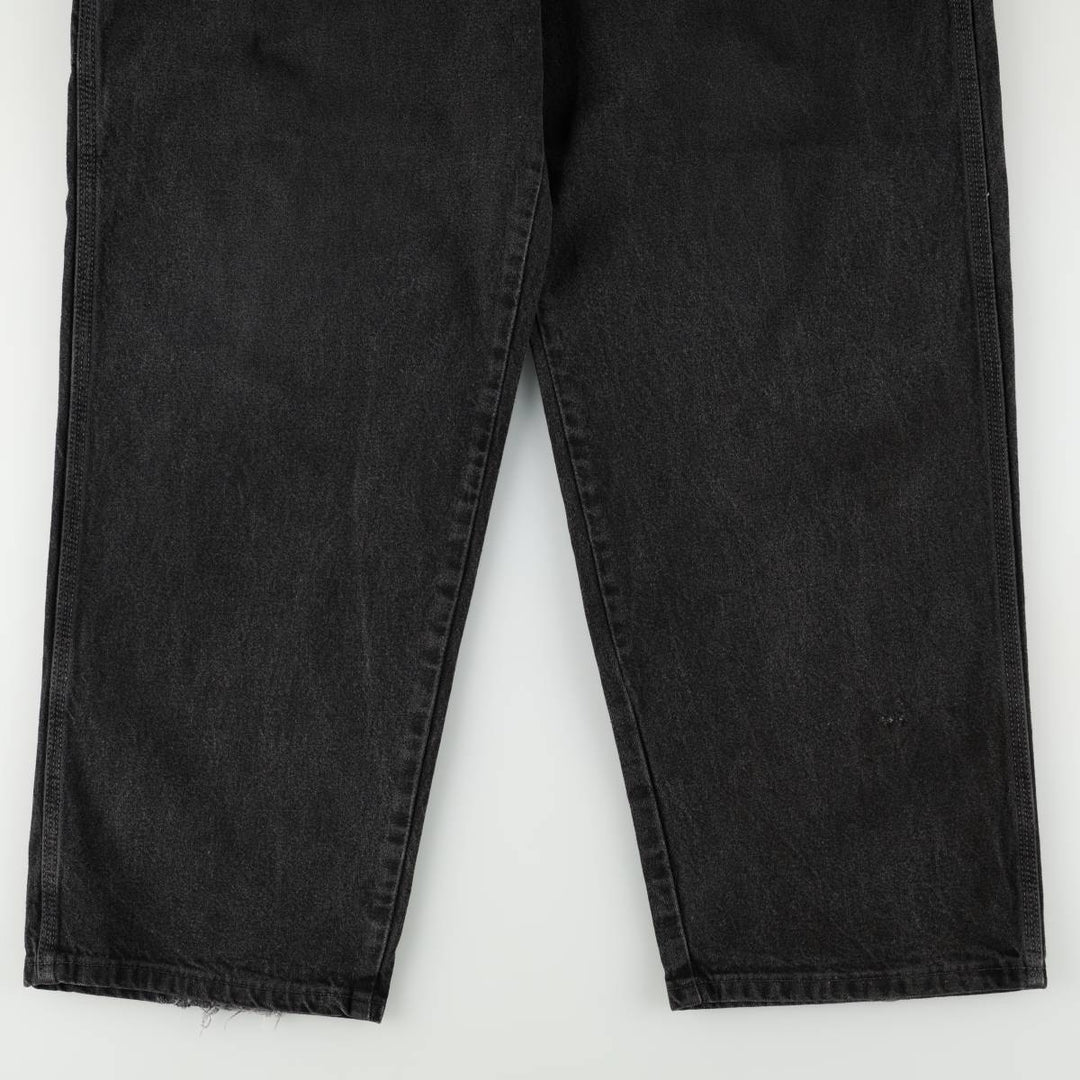 Wrangler Denim Painter Pants for Men, W37 equivalent cotton black type Vintage Second Hand