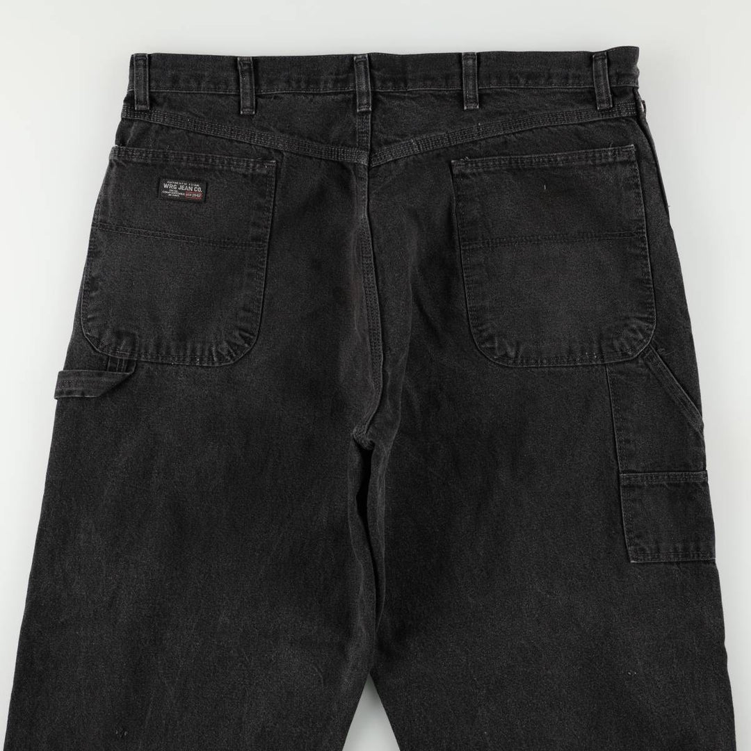Wrangler Denim Painter Pants for Men, W37 equivalent cotton black type Vintage Second Hand