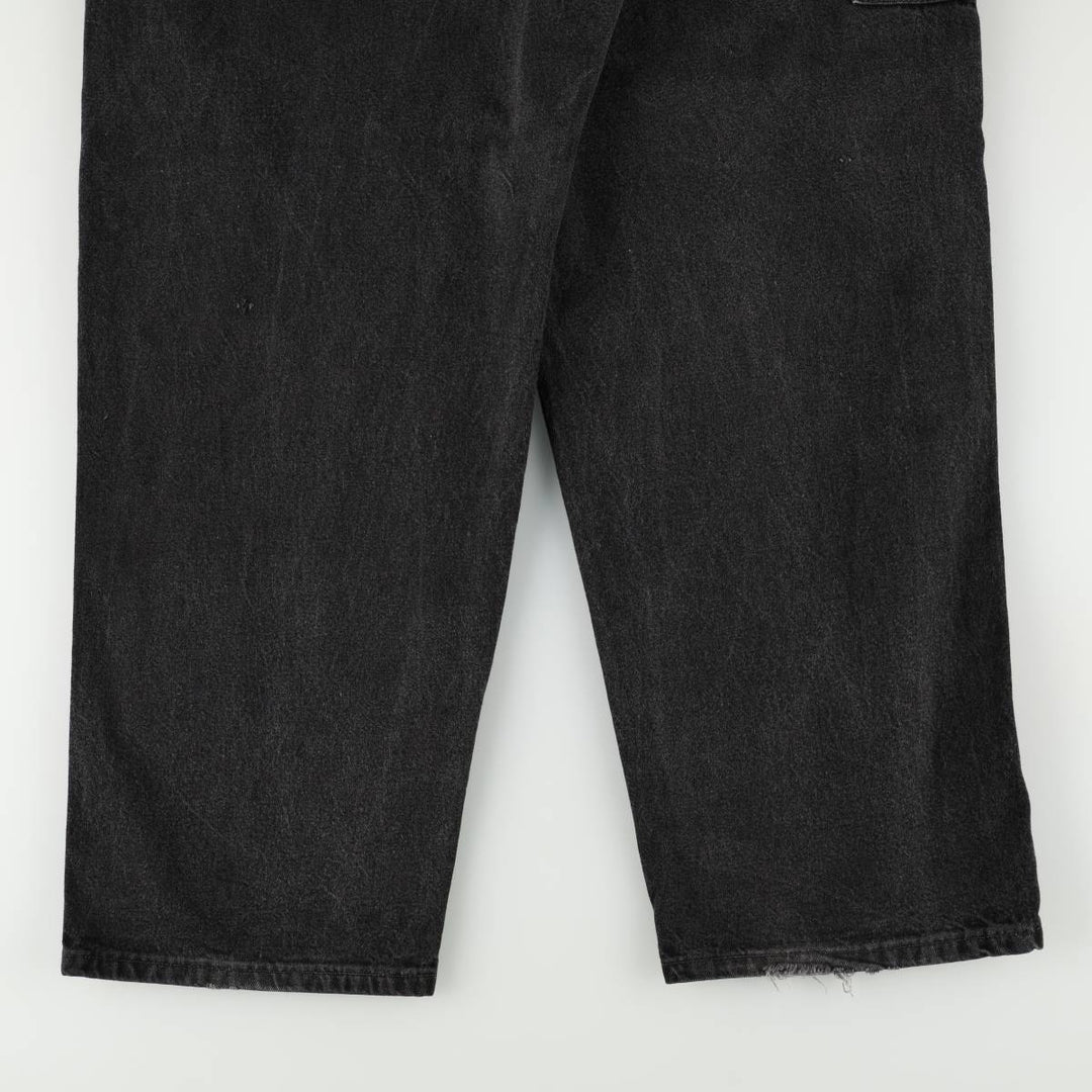 Wrangler Denim Painter Pants for Men, W37 equivalent cotton black type Vintage Second Hand