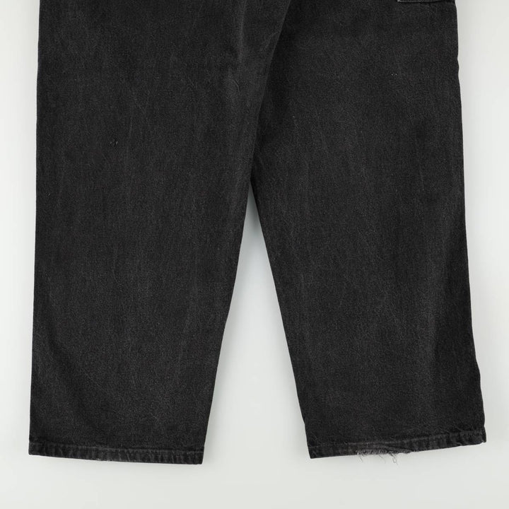Wrangler Denim Painter Pants for Men, W37 equivalent cotton black type Vintage Second Hand