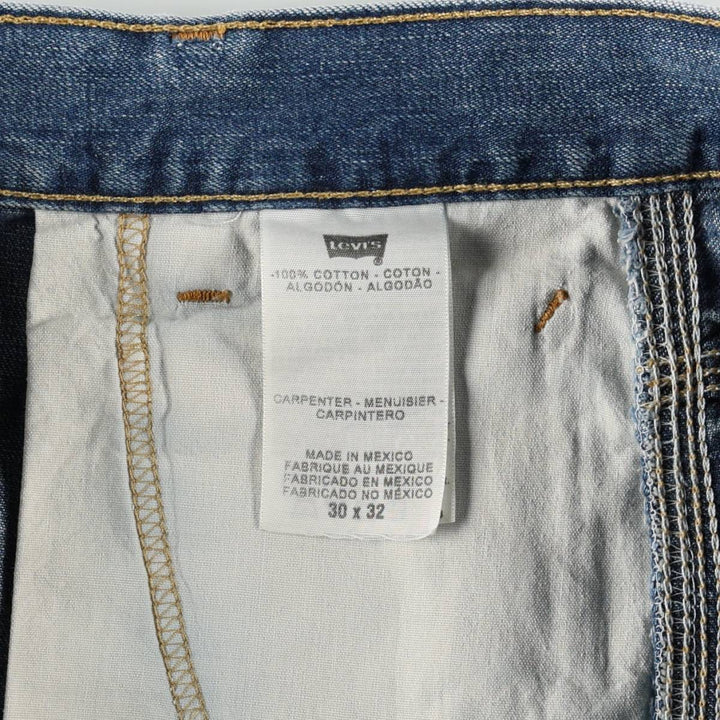 Levi's Carpenter Denim Painter Pants, Men's Size W34 (approx.) cotton blue type Vintage Second Hand