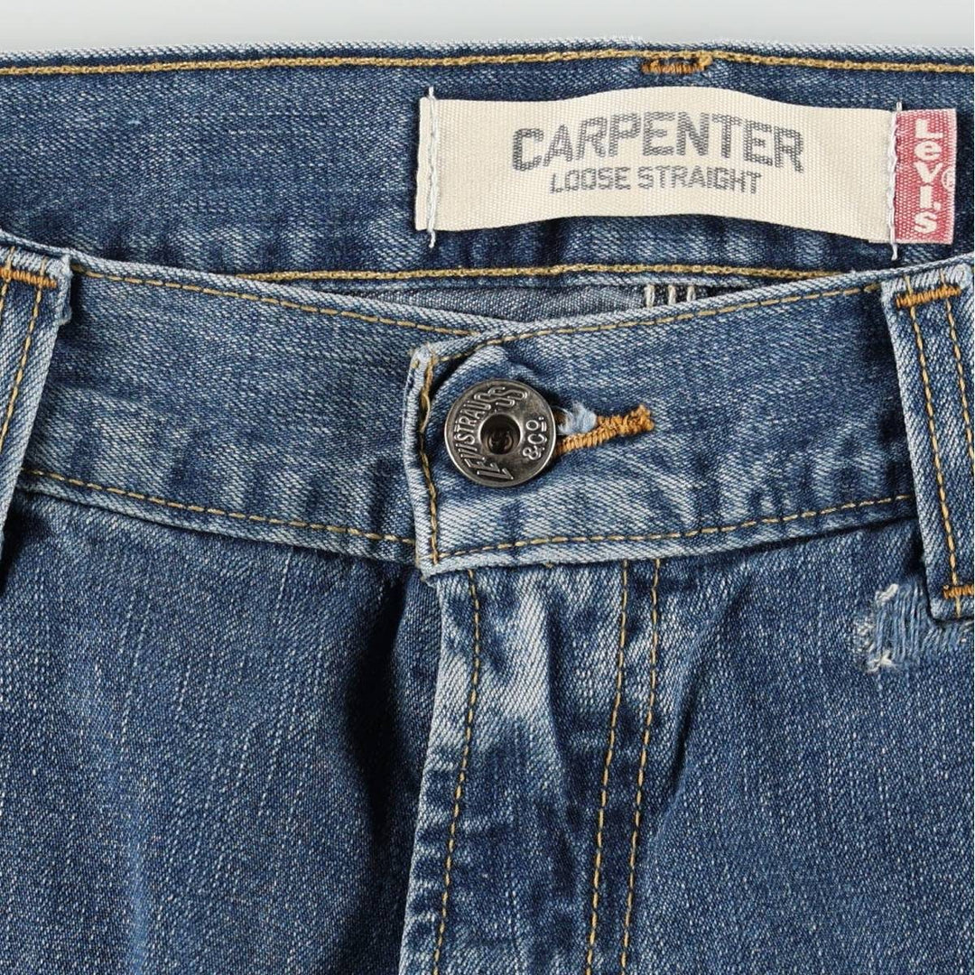 Levi's Carpenter Denim Painter Pants, Men's Size W34 (approx.) cotton blue type Vintage Second Hand