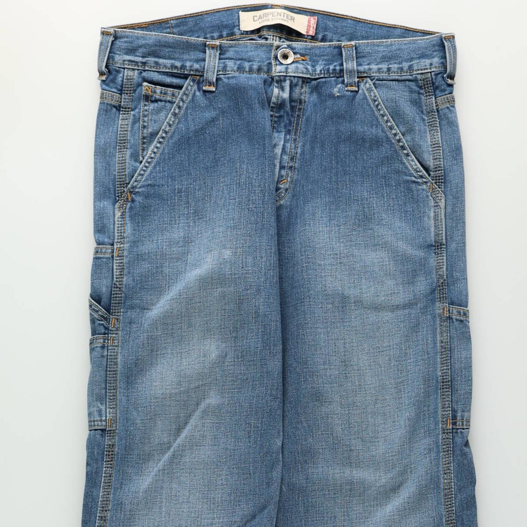 Levi's Carpenter Denim Painter Pants, Men's Size W34 (approx.) cotton blue type Vintage Second Hand