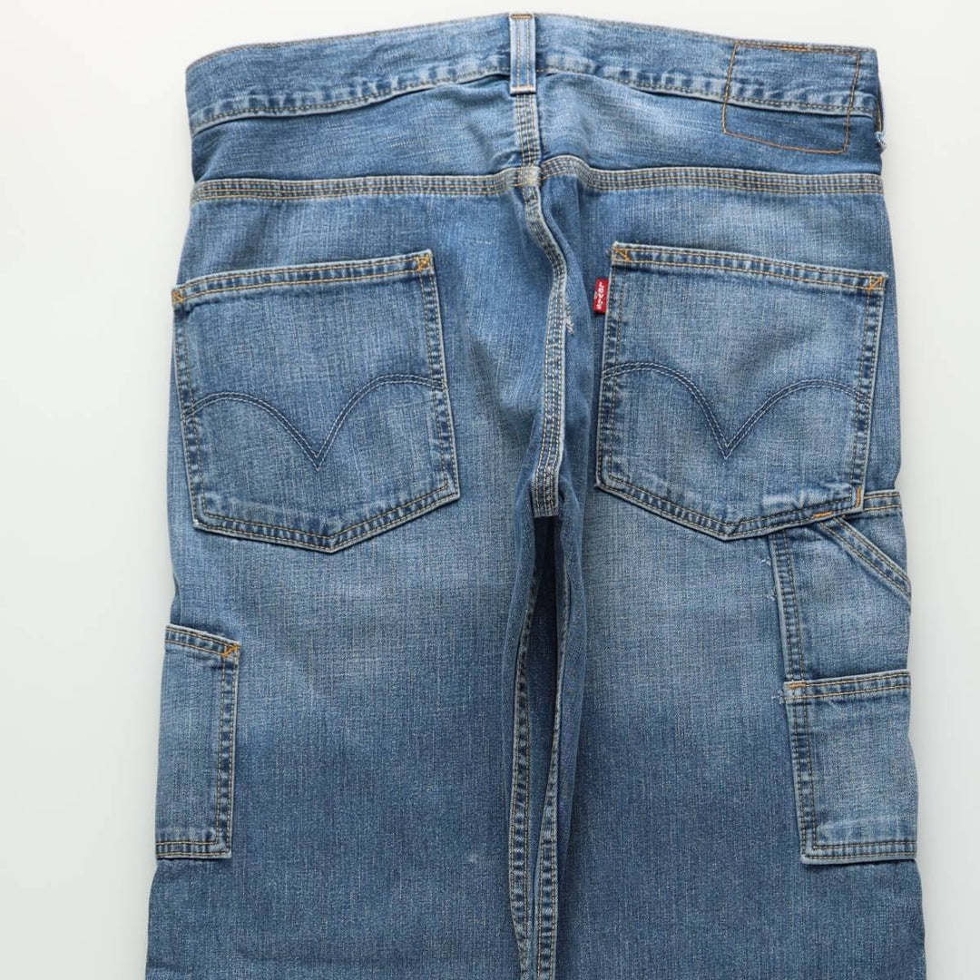 Levi's Carpenter Denim Painter Pants, Men's Size W34 (approx.) cotton blue type Vintage Second Hand
