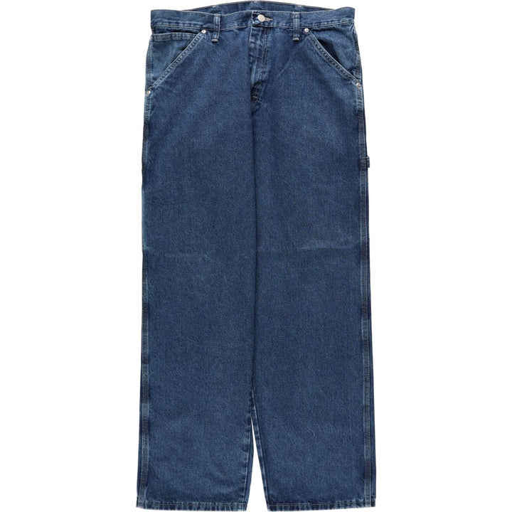 00'S Wrangler CARPENTER denim painter pants for men, equivalent to w36 cotton blue type Vintage Second Hand
