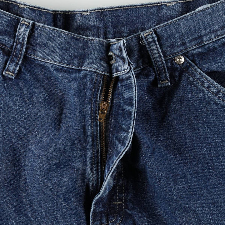 00'S Wrangler CARPENTER denim painter pants for men, equivalent to w36 cotton blue type Vintage Second Hand