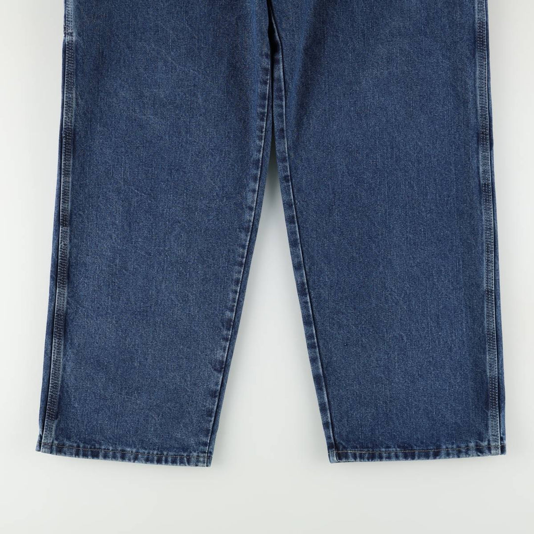 00'S Wrangler CARPENTER denim painter pants for men, equivalent to w36 cotton blue type Vintage Second Hand