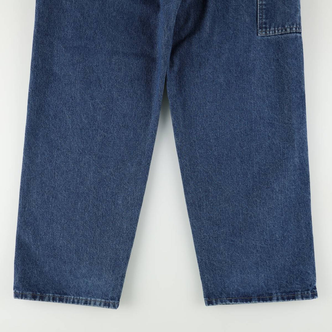 00'S Wrangler CARPENTER denim painter pants for men, equivalent to w36 cotton blue type Vintage Second Hand