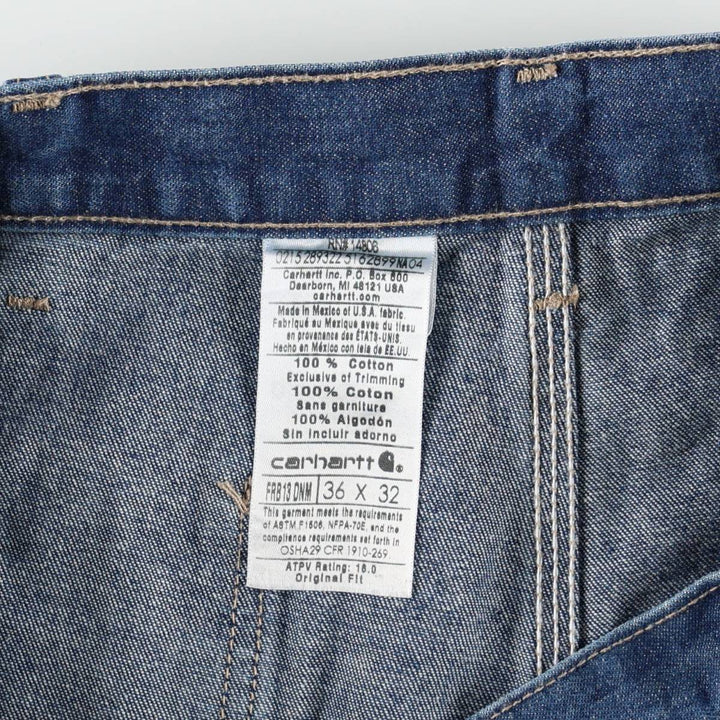 Carhartt FR Series Denim Painter Pants, Men's W35 (approx.) cotton blue type Vintage Second Hand