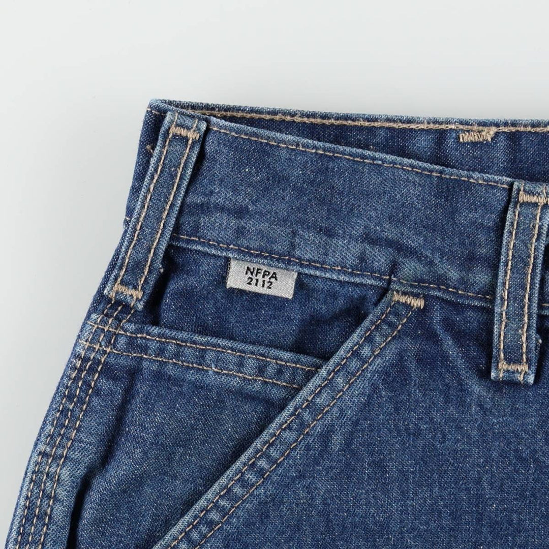 Carhartt FR Series Denim Painter Pants, Men's W35 (approx.) cotton blue type Vintage Second Hand