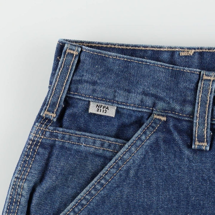 Carhartt FR Series Denim Painter Pants, Men's W35 (approx.) cotton blue type Vintage Second Hand