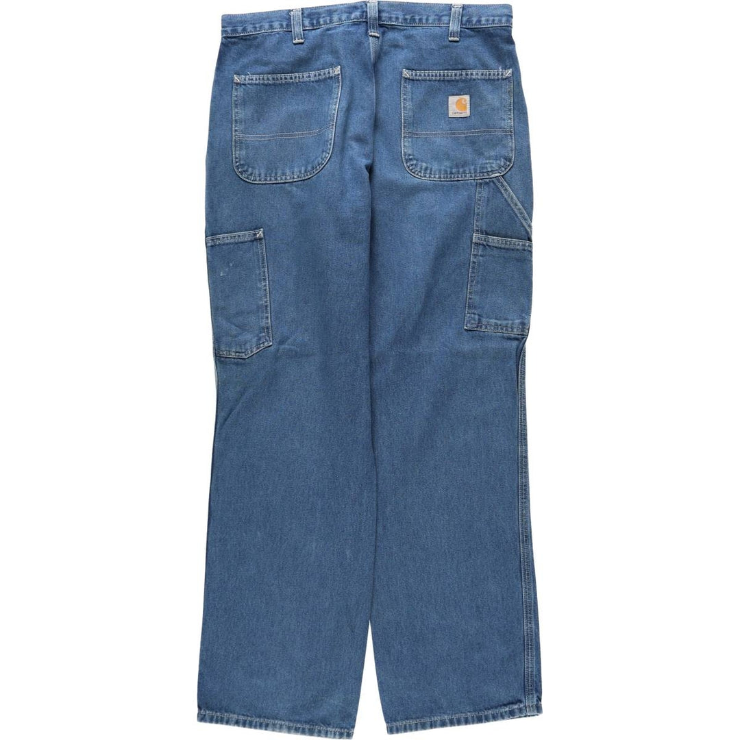 Carhartt Dungaree Fit Denim Painter Pants, Men's, W34 equivalent cotton blue type Vintage Second Hand