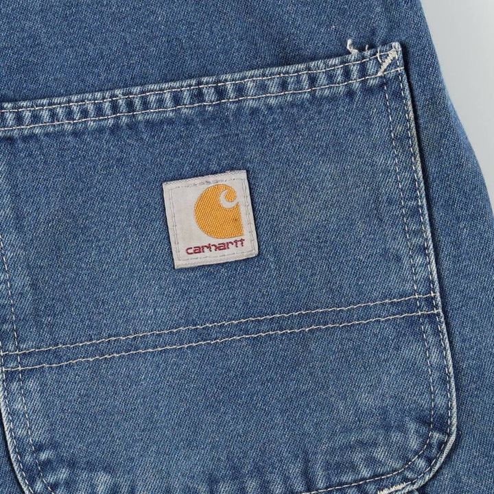 Carhartt Dungaree Fit Denim Painter Pants, Men's, W34 equivalent cotton blue type Vintage Second Hand
