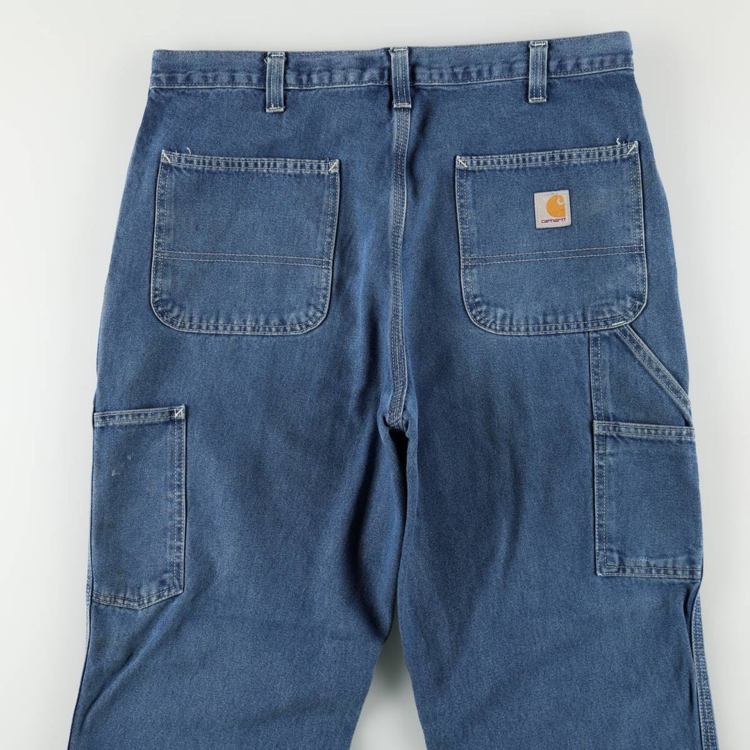 Carhartt Dungaree Fit Denim Painter Pants, Men's, W34 equivalent cotton blue type Vintage Second Hand
