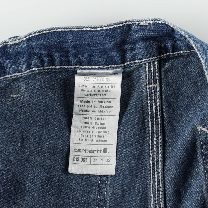 Carhartt Denim Painter Pants for Men, W34 equivalent cotton blue type Vintage Second Hand