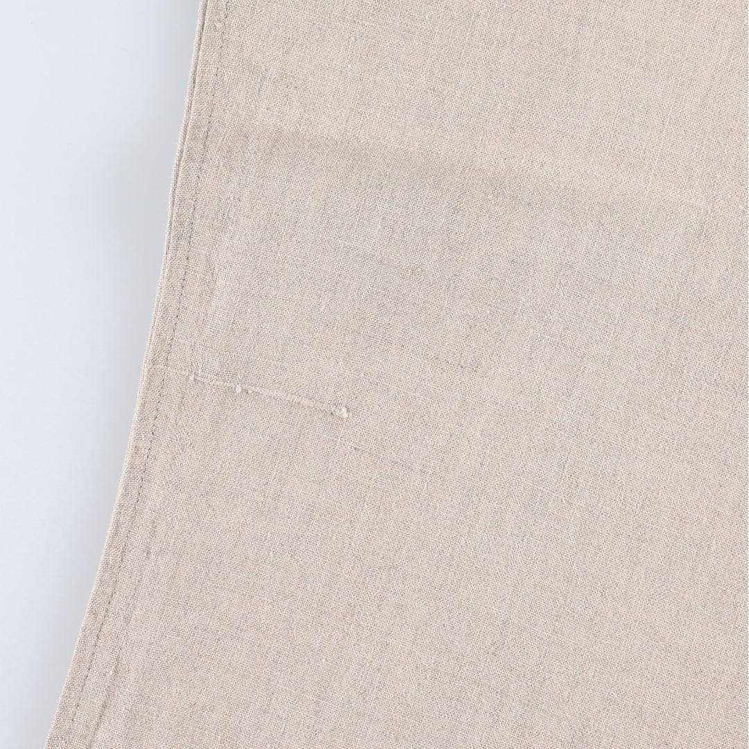 GAP Two-Pleat Linen Pants, Men's Size W32 (approx.) linen unbleached Vintage Second Hand