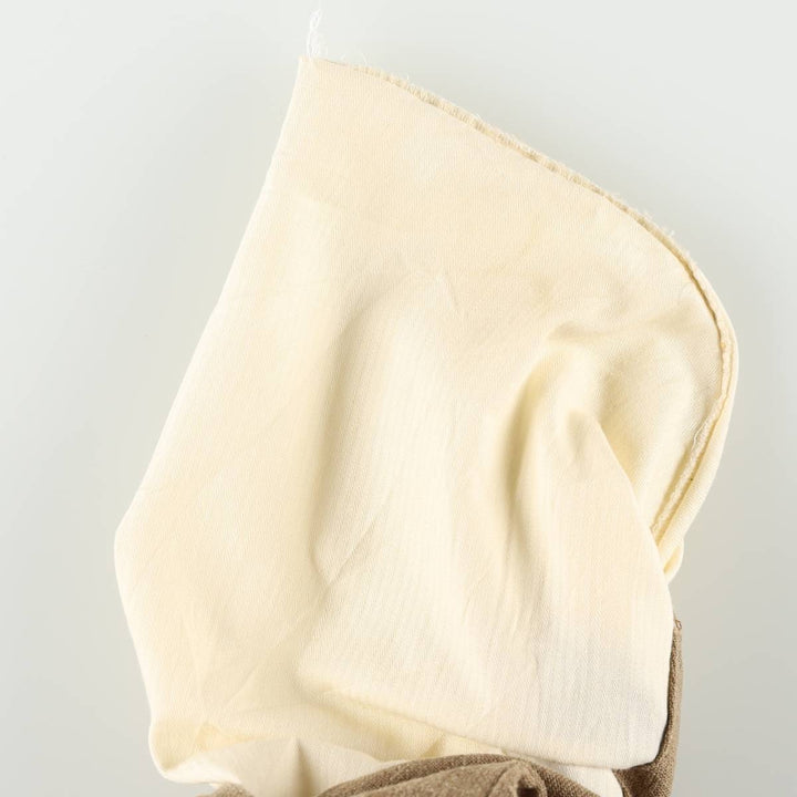 MASSIMO DUTTI One-Pleat Wool Trousers, Men's Size W34 (approx.) wool beige type brown Vintage Second Hand