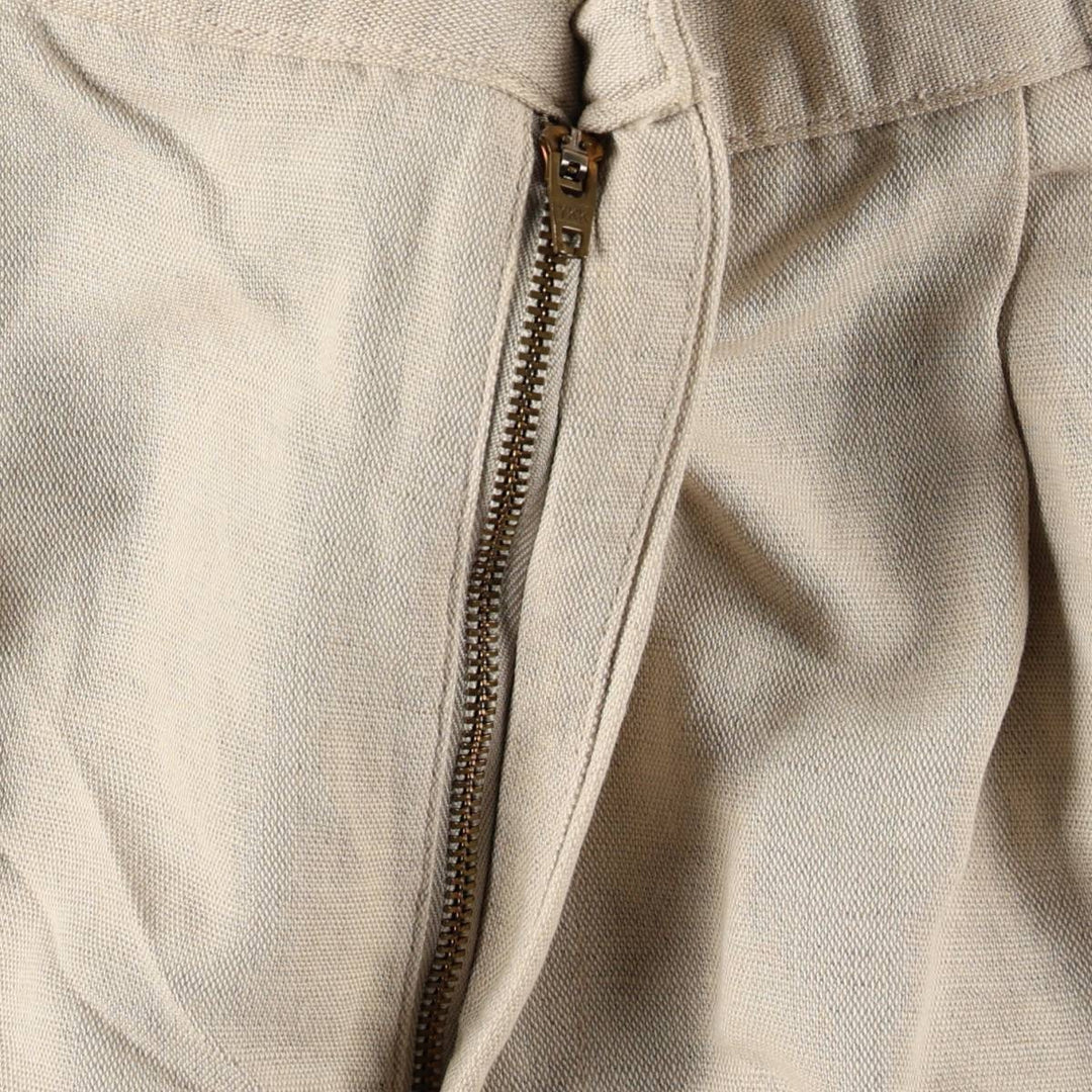 2000'S Dockers Khakis Two-Pleat Cotton x Linen Pants, Men's Size W36 (approx.) linen unbleached Vintage Second Hand