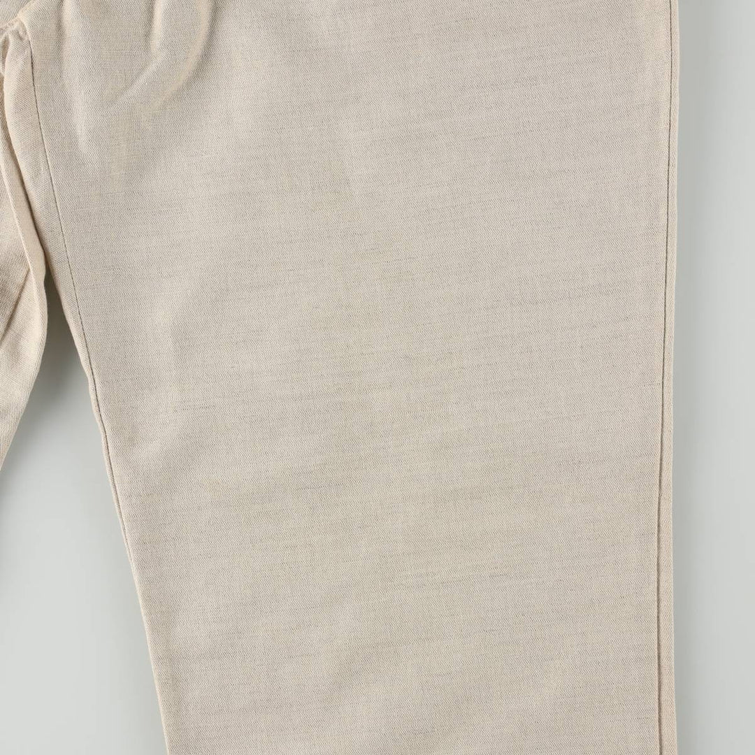 2000'S Dockers Khakis Two-Pleat Cotton x Linen Pants, Men's Size W36 (approx.) linen unbleached Vintage Second Hand