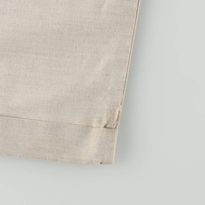 2000'S Dockers Khakis Two-Pleat Cotton x Linen Pants, Men's Size W36 (approx.) linen unbleached Vintage Second Hand