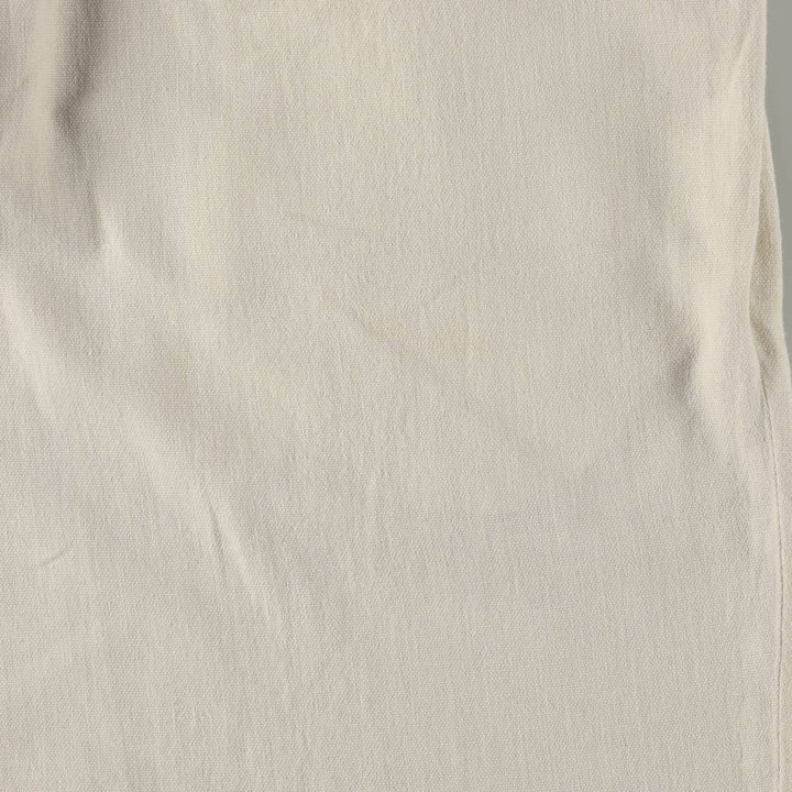 Crazy Horse Two-Pleat Linen x Cotton Pants, Men's Wide Leg Pants (W35 equivalent) linen ivory Vintage Second Hand