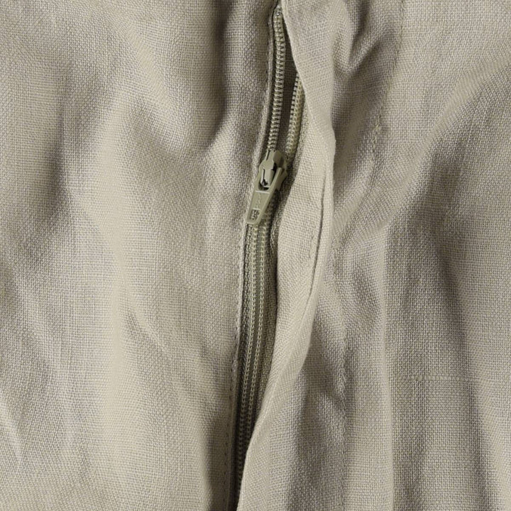 Alan Flusser Two-Pleat Linen Trousers, Men's Size W32 (approx.) linen unbleached Vintage Second Hand
