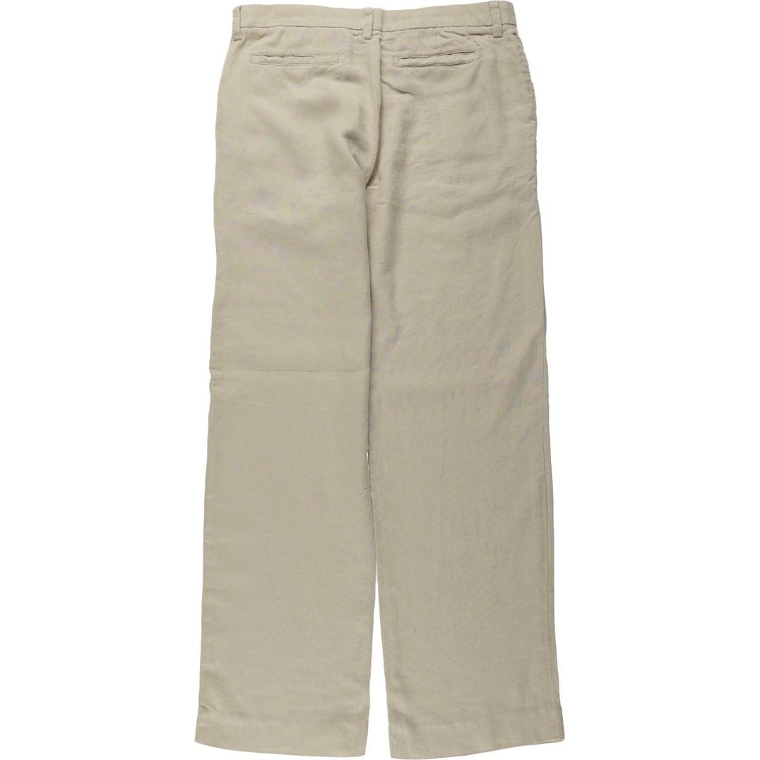 Banana Republic linen pants/slacks, men's size W34 (approx.) linen Beige type Vintage Second Hand