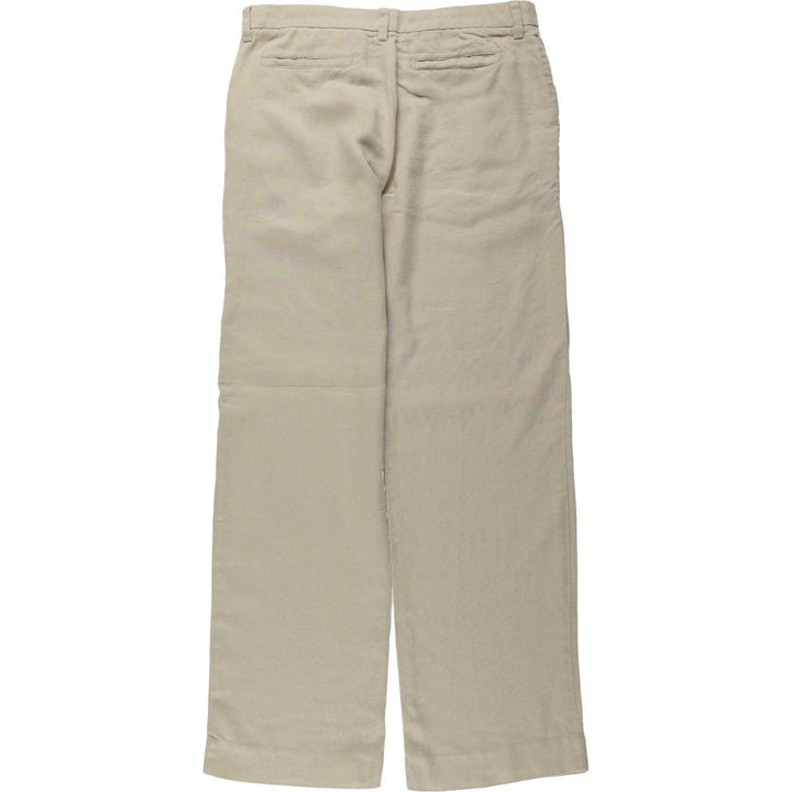 Banana Republic linen pants/slacks, men's size W34 (approx.) linen Beige type Vintage Second Hand