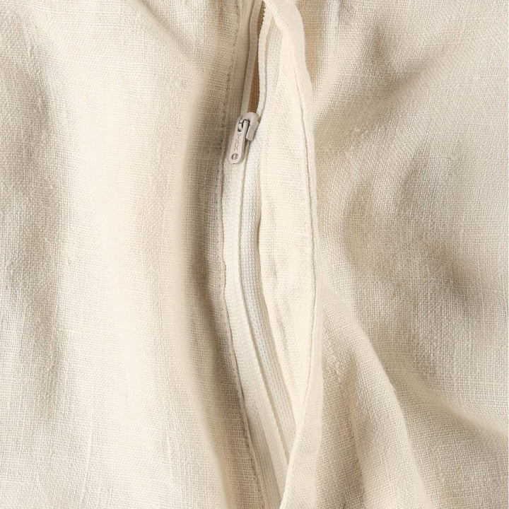 Zeidler and Zeidler Three-Pleat Linen Trousers, Men's Size W32 (approx.) linen ivory Vintage Second Hand