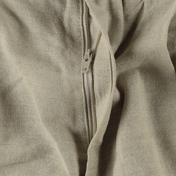 Dockers Premium Three-Pleat Linen Trousers, Men's Size W31 (approx.) linen unbleached Vintage Second Hand