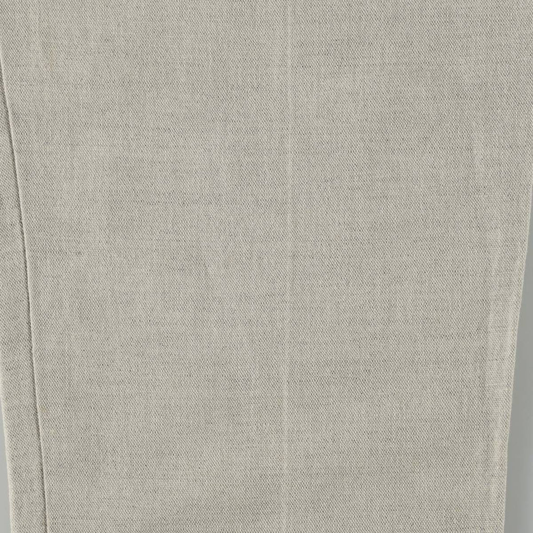 1990'S Dockers Khakis Two-Pleat Linen x Cotton Trousers, Made in USA, Men's Size W33 (approx.), Vintage linen unbleached Vintage Second Hand