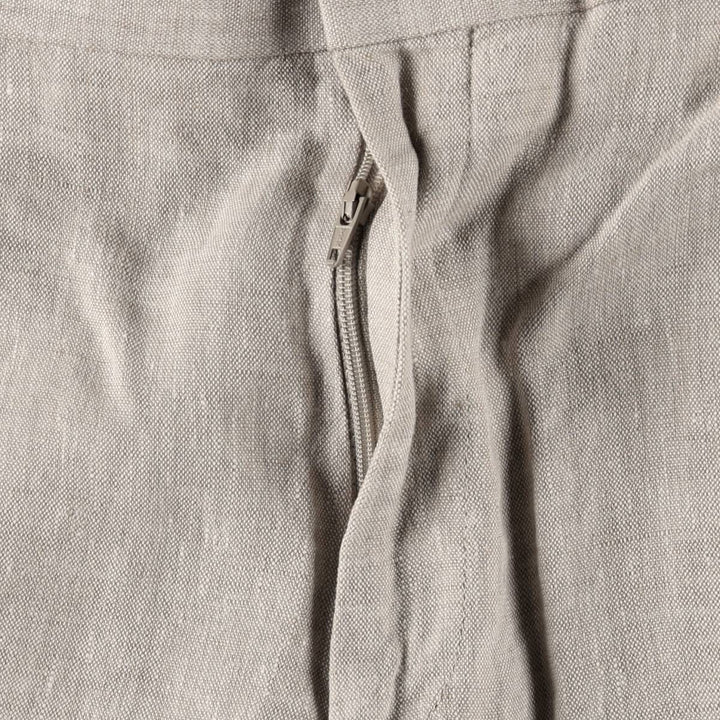 Linen trousers, men's size W34 (approx.), vintage. linen unbleached Vintage Second Hand