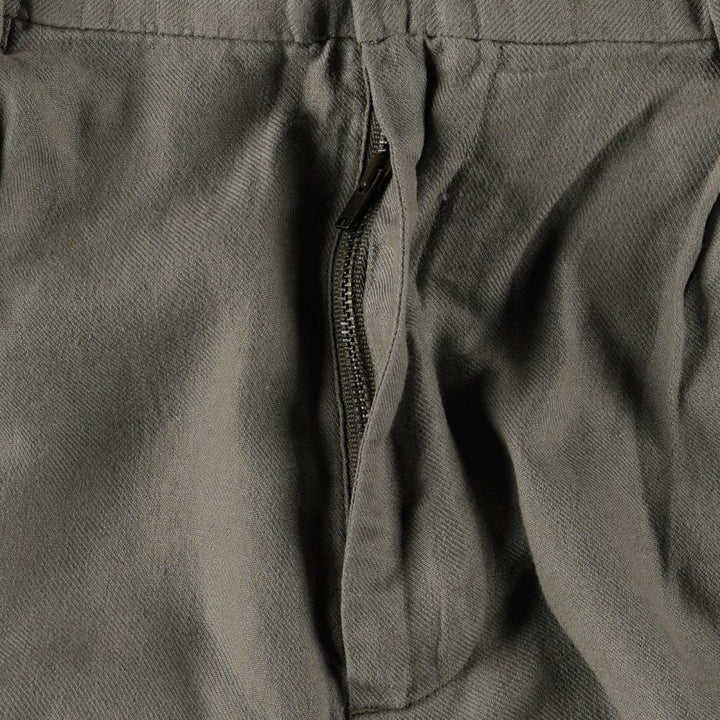 Brooks Brothers Two-pleat Linen Pants, Men's Size W32 linen Khaki type Vintage Second Hand
