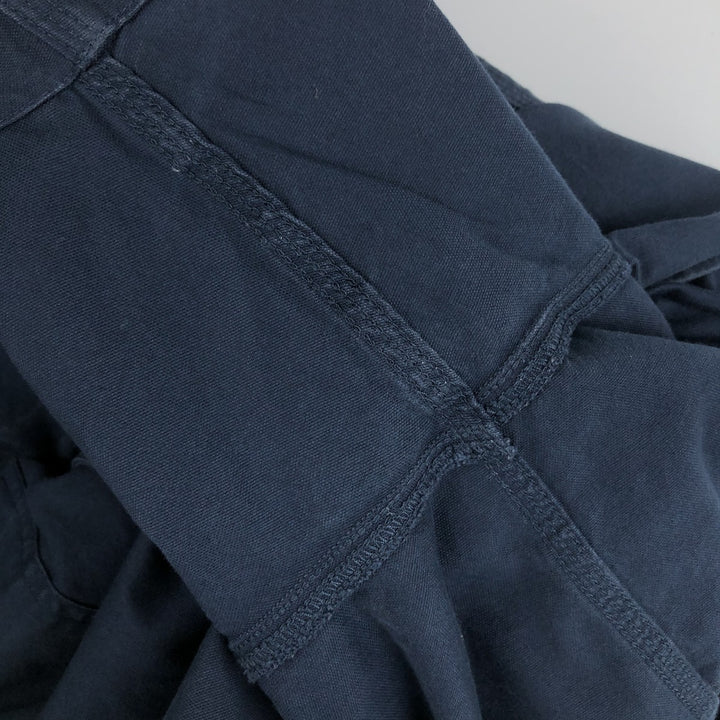 Carhartt Relaxed Fit Rugged Flex Button-Down Short-Sleeve Work Shirt (Men's XXL equivalent) cotton navy blue type Vintage Second Hand