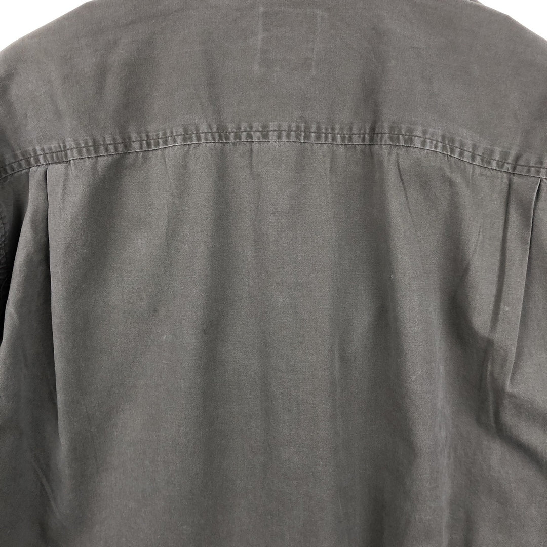 90'S GAP Vintage Long Sleeve Cotton Shirt, Men's XL cotton Khaki type Vintage Second Hand