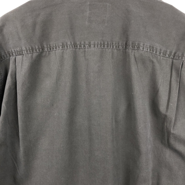 90'S GAP Vintage Long Sleeve Cotton Shirt, Men's XL cotton Khaki type Vintage Second Hand