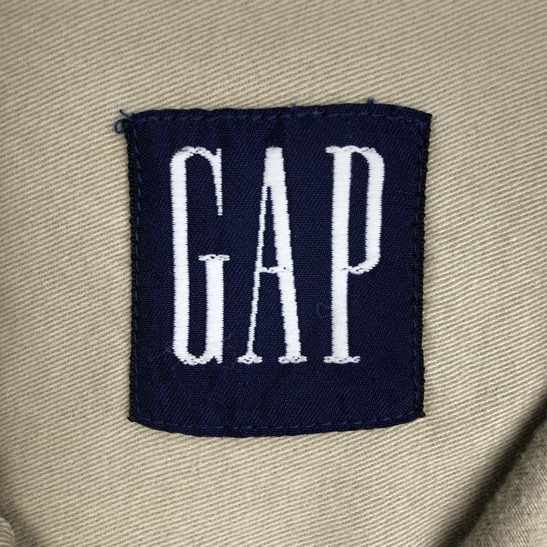 90'S GAP (Old GAP) Long-Sleeve Cotton Shirt, Men's Size S (Equivalent), Vintage cotton Beige type Vintage Second Hand
