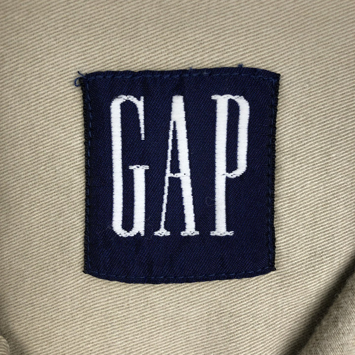 90'S GAP (Old GAP) Long-Sleeve Cotton Shirt, Men's Size S (Equivalent), Vintage cotton Beige type Vintage Second Hand