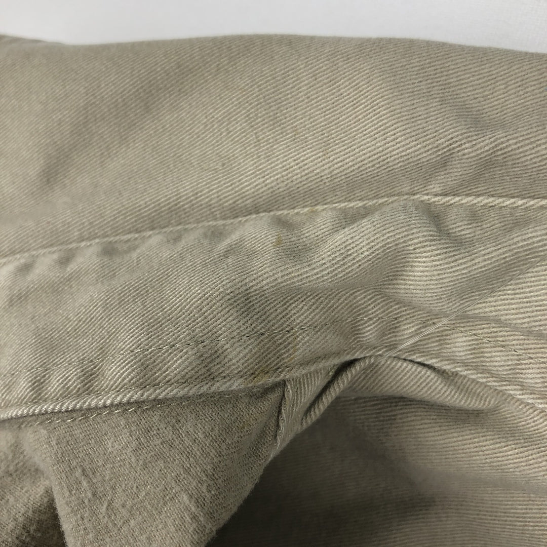 90'S GAP (Old GAP) Long-Sleeve Cotton Shirt, Men's Size S (Equivalent), Vintage cotton Beige type Vintage Second Hand