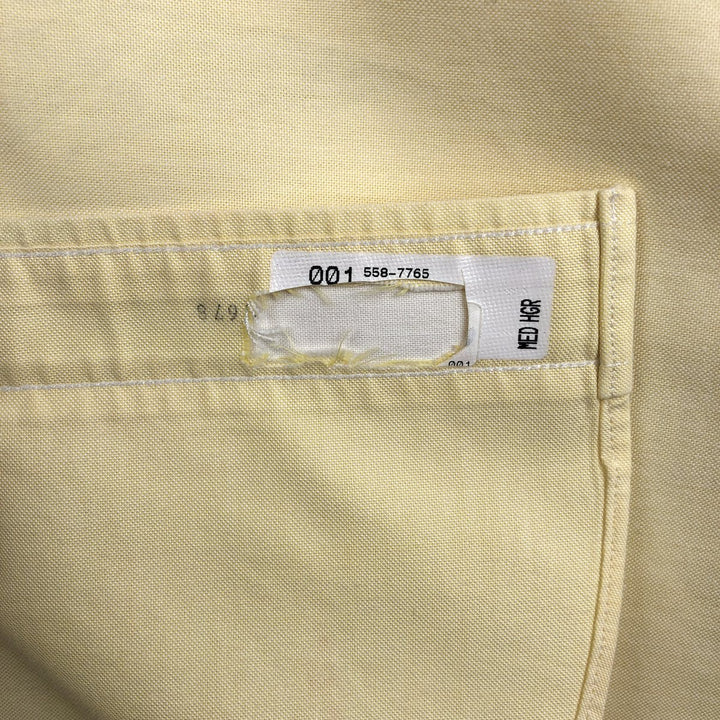 Brooks Brothers Est.1818 REGENT Long Sleeve Button Down Shirt Men's Size L Supima Cotton yellow type Vintage Second Hand