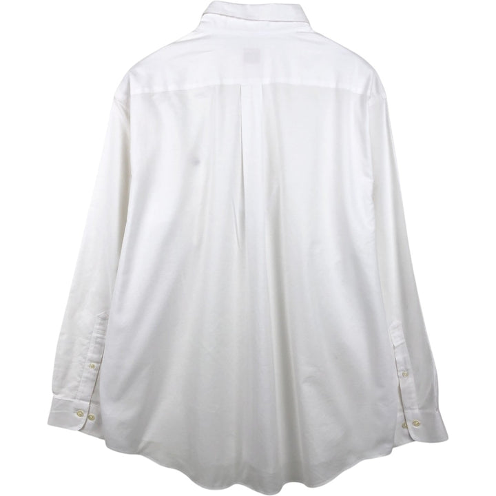 Brooks Brothers 346 long sleeve button-down shirt, men's size XL Supima Cotton white type Vintage Second Hand