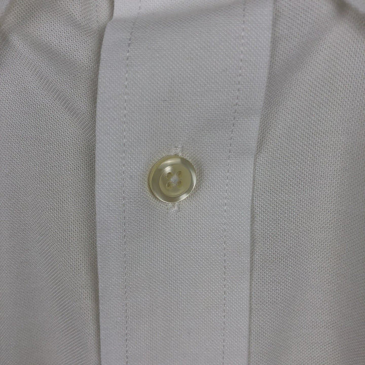 Brooks Brothers 346 long sleeve button-down shirt, men's size XL Supima Cotton white type Vintage Second Hand