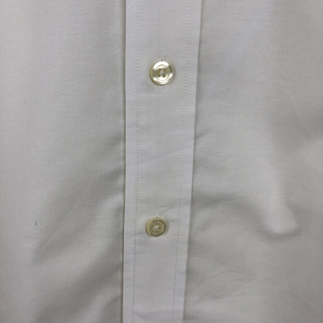 Brooks Brothers 346 long sleeve button-down shirt, men's size XL Supima Cotton white type Vintage Second Hand